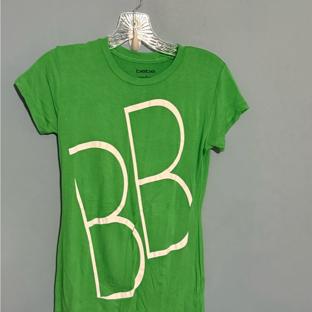 Bebe Vibrant Green Tee